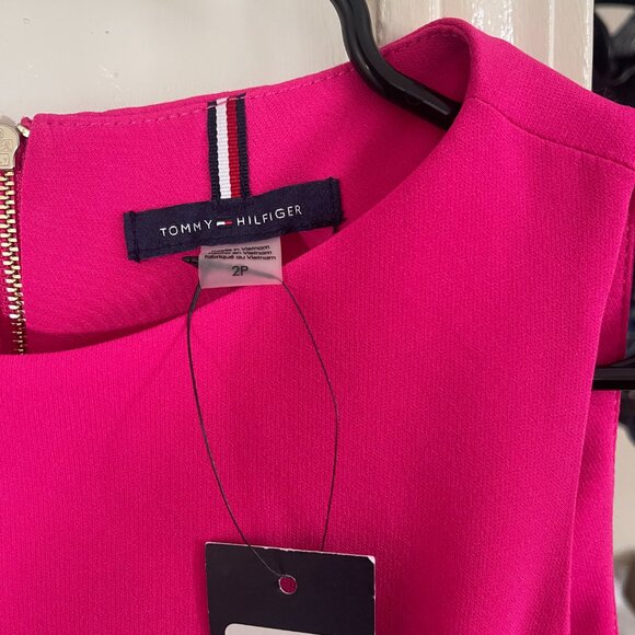 Tommy Hilfiger Hot Pink Sleeveless Sheath Dress - Picture 5 of 5